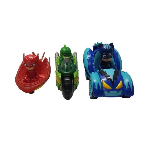 PJ Masks Hero Blast Kickback Racers Gekko Owlette Catboy Bundle NWOT - Picture 8 of 9